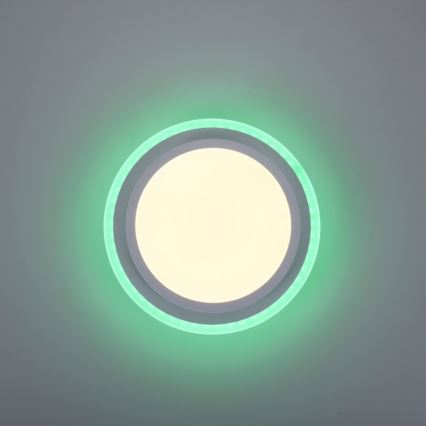 Leuchten Direkt 11662-16 - LED RGB prigušiva plafonska svetiljka ARENDA LED/21W/230V + daljinski upravljač