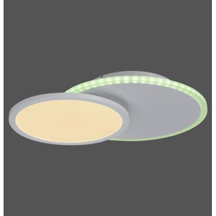 Leuchten Direkt 11662-16 - LED RGB prigušiva plafonska svetiljka ARENDA LED/21W/230V + daljinski upravljač