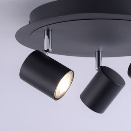 Leuchten Direkt 11943-13 - LED Reflektorska lampa TARIK 3xGU10/5W/230V antracit