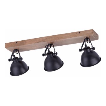 Leuchten Direkt 11983-18 - Plafonjera SAMIA 3xE14/40W/230V crno