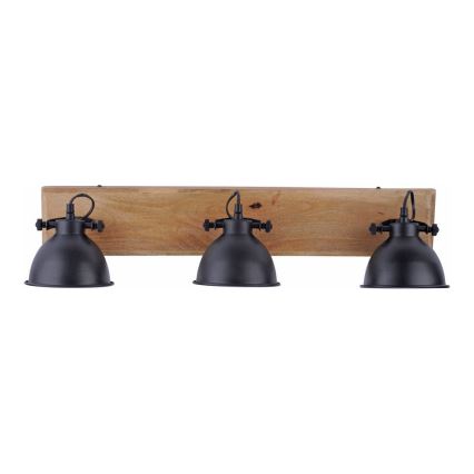 Leuchten Direkt 11983-18 - Plafonjera SAMIA 3xE14/40W/230V crno