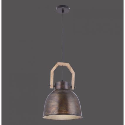 Leuchten Direkt 11986-18 - Luster na sajli SAMIA 1xE27/40W/230V drvo manga