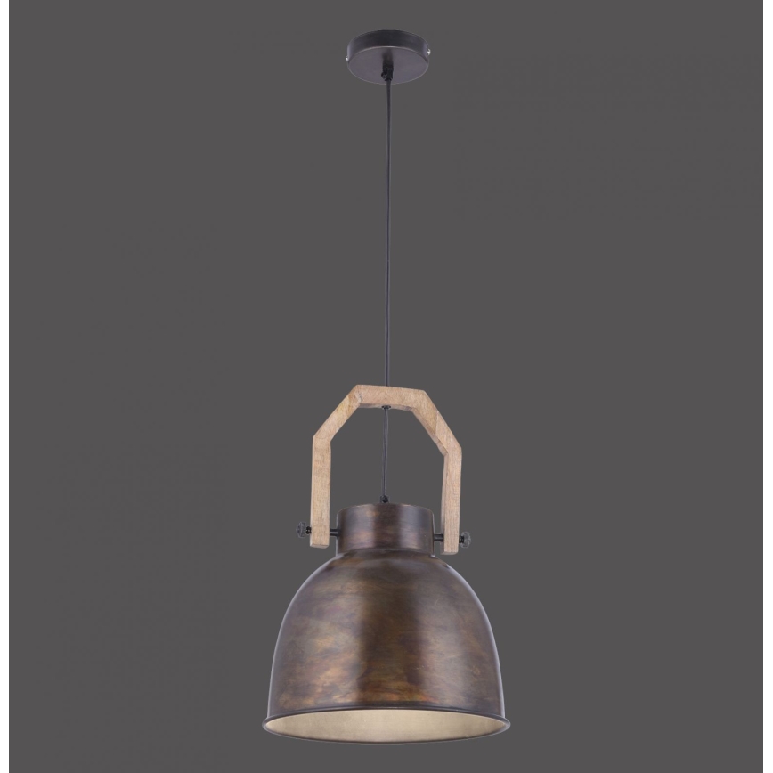 Leuchten Direkt 11986-18 - Luster na sajli SAMIA 1xE27/40W/230V drvo manga