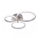 Leuchten Direkt 12110-55 - LED plafonski luster JOHANNA 1xLED/4,5W/230V+1xLED/6W+1xLED/7,5W