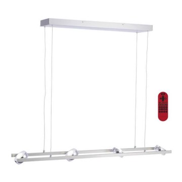 Leuchten Direkt 12470-55 - LED RGB prigušiva luster na sajli OPTI 8xLED/3W/230V + daljinsko upravljanje