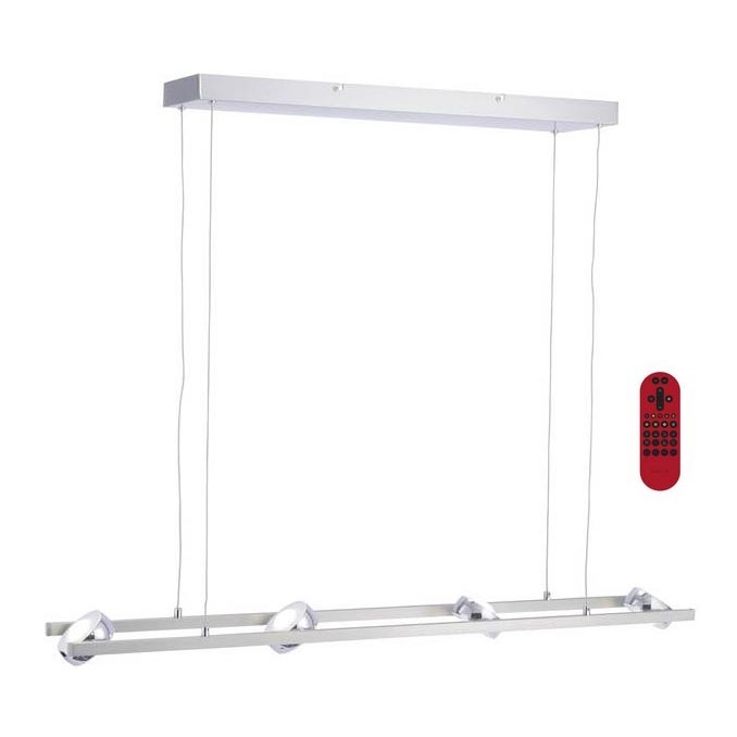 Leuchten Direkt 12470-55 - LED RGB prigušiva luster na sajli OPTI 8xLED/3W/230V + daljinsko upravljanje