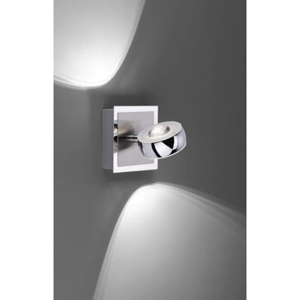 Leuchten Direkt 12471-55 - LED RGBW prigušiva zidna spot svetiljka OPTI LED/6W/230V 2700-5000K + daljinski upravljač