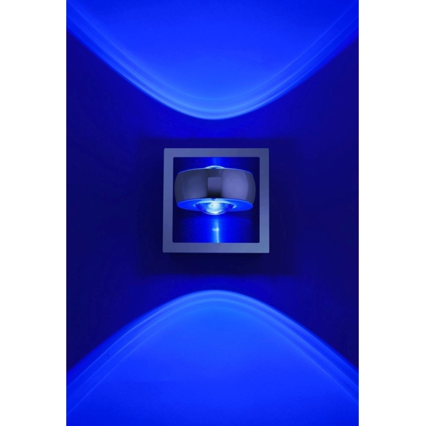 Leuchten Direkt 12471-55 - LED RGBW prigušiva zidna spot svetiljka OPTI LED/6W/230V 2700-5000K + daljinski upravljač