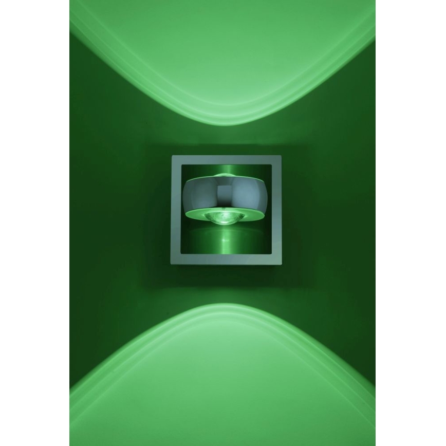 Leuchten Direkt 12471-55 - LED RGBW prigušiva zidna spot svetiljka OPTI LED/6W/230V 2700-5000K + daljinski upravljač