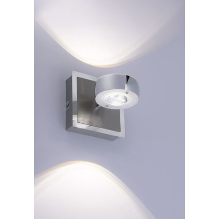 Leuchten Direkt 12471-55 - LED RGBW prigušiva zidna spot svetiljka OPTI LED/6W/230V 2700-5000K + daljinski upravljač