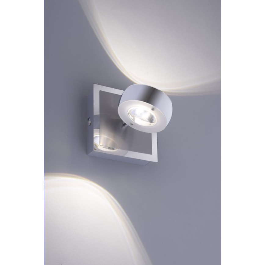 Leuchten Direkt 12471-55 - LED RGBW prigušiva zidna spot svetiljka OPTI LED/6W/230V 2700-5000K + daljinski upravljač