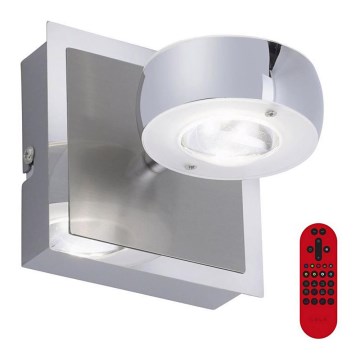 Leuchten Direkt 12471-55 - LED RGBW prigušiva zidna spot svetiljka OPTI LED/6W/230V 2700-5000K + daljinski upravljač