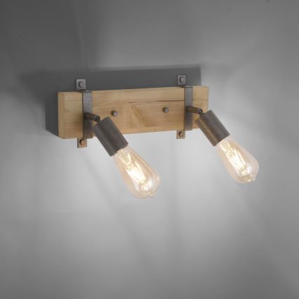 Leuchten Direkt 13472-79 - Reflektorska lampa SLAT 2xE27/40W/230V