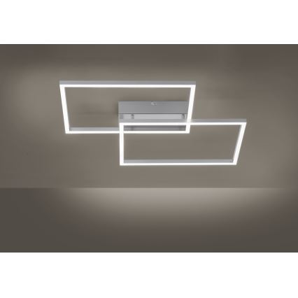 Leuchten Direkt 14017-55 - LED prigušiva plafonska svetiljka IVEN 2xLED/20W/230V + daljinski upravljač