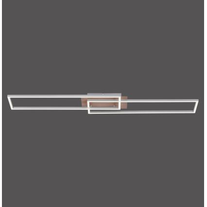 Leuchten Direkt 14019-78 - LED prigušiva stropna svetiljka IVEN 2xLED/20W/230V + daljinski upravljač