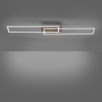 Leuchten Direkt 14019-78 - LED prigušiva stropna svetiljka IVEN 2xLED/20W/230V + daljinski upravljač