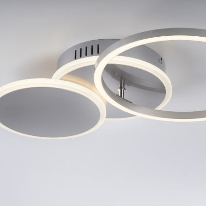 Leuchten Direkt 14116-55 - LED Plafonjera SEVENT LED/25,5W/230V mat krom