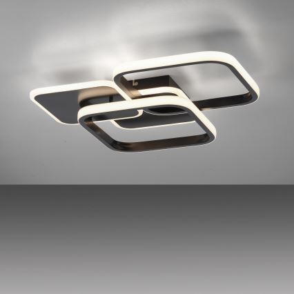 Leuchten Direkt 14117-18 - LED Plafonjera SEVENT LED/36W/230V crno