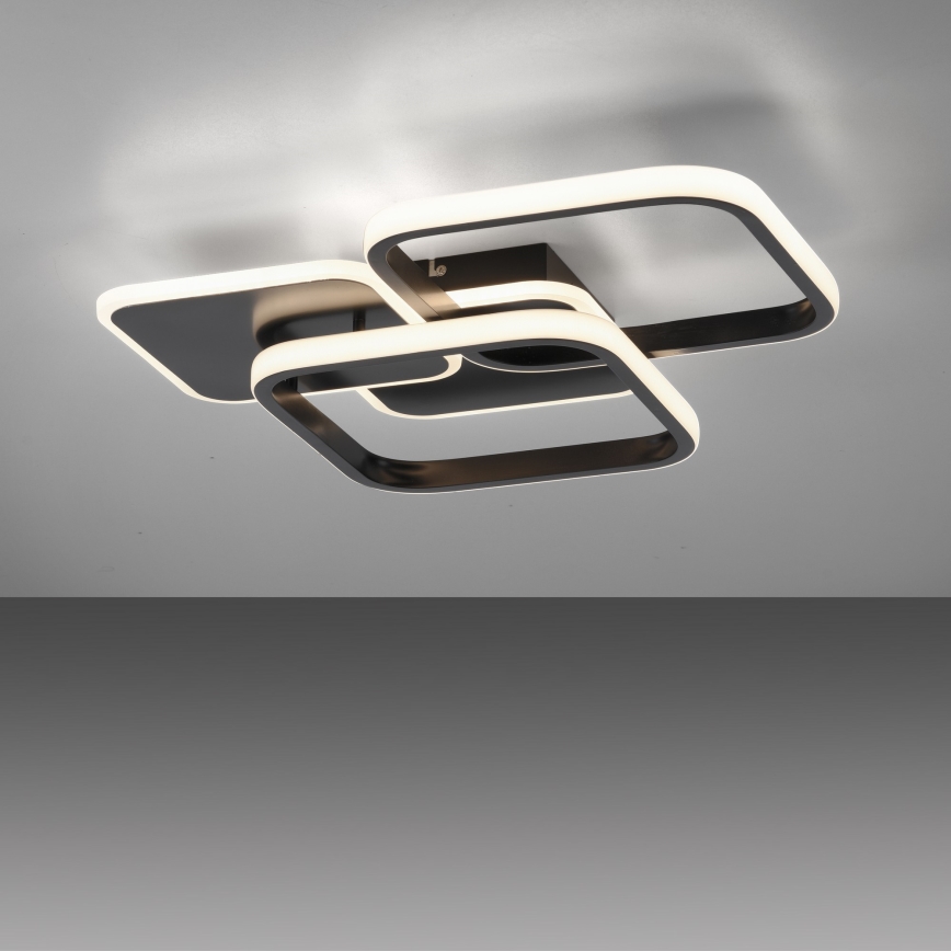 Leuchten Direkt 14117-18 - LED Plafonjera SEVENT LED/36W/230V crno