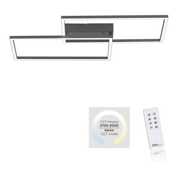 Leuchten Direkt 14140-18 - LED Prigušiva plafonjera IVEN 2xLED/13,5W/230V + daljinsko upravljanje