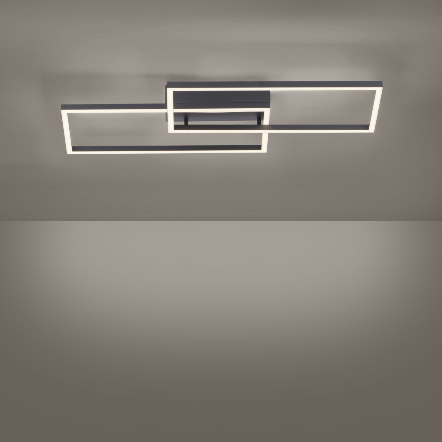 Leuchten Direkt 14140-18 - LED prigušiva plafonska svetiljka IVEN 2xLED/13,5W/230V + daljinski upravljač
