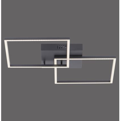 Leuchten Direkt 14141-18 - LED prigušiva stropna svetiljka IVEN 2xLED/14W/230V + daljinski upravljač