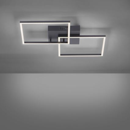 Leuchten Direkt 14141-18 - LED prigušiva stropna svetiljka IVEN 2xLED/14W/230V + daljinski upravljač