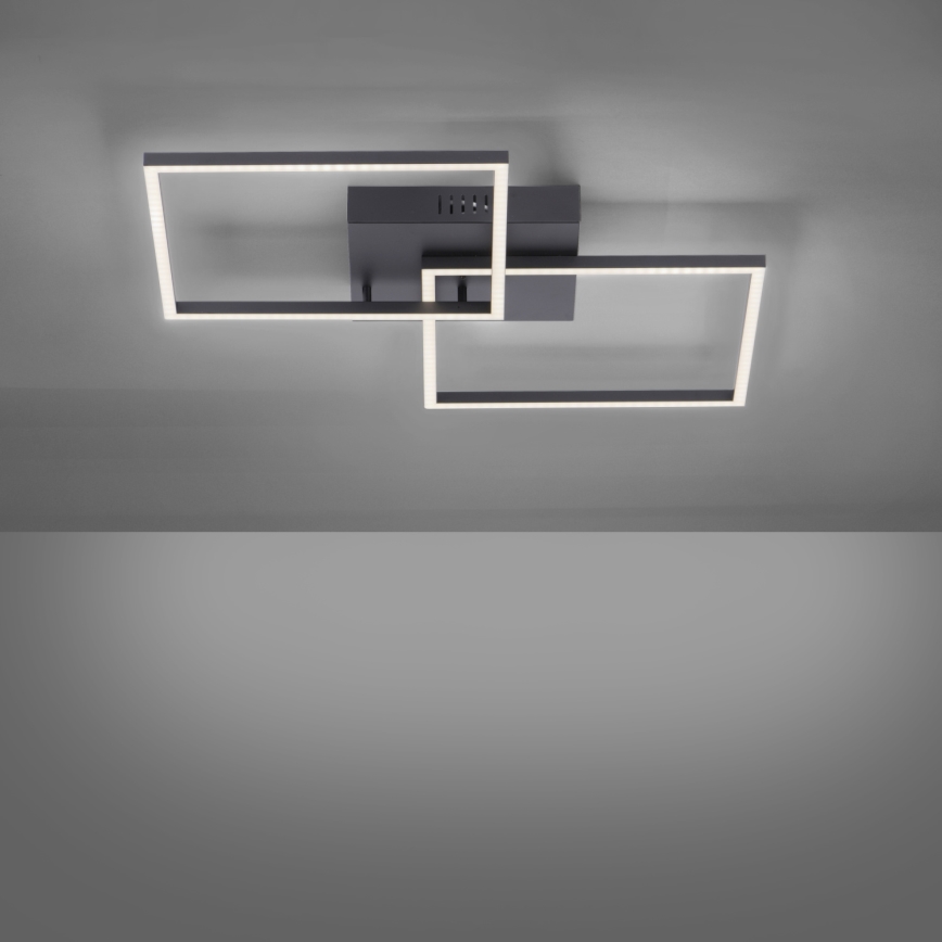Leuchten Direkt 14141-18 - LED prigušiva stropna svetiljka IVEN 2xLED/14W/230V + daljinski upravljač