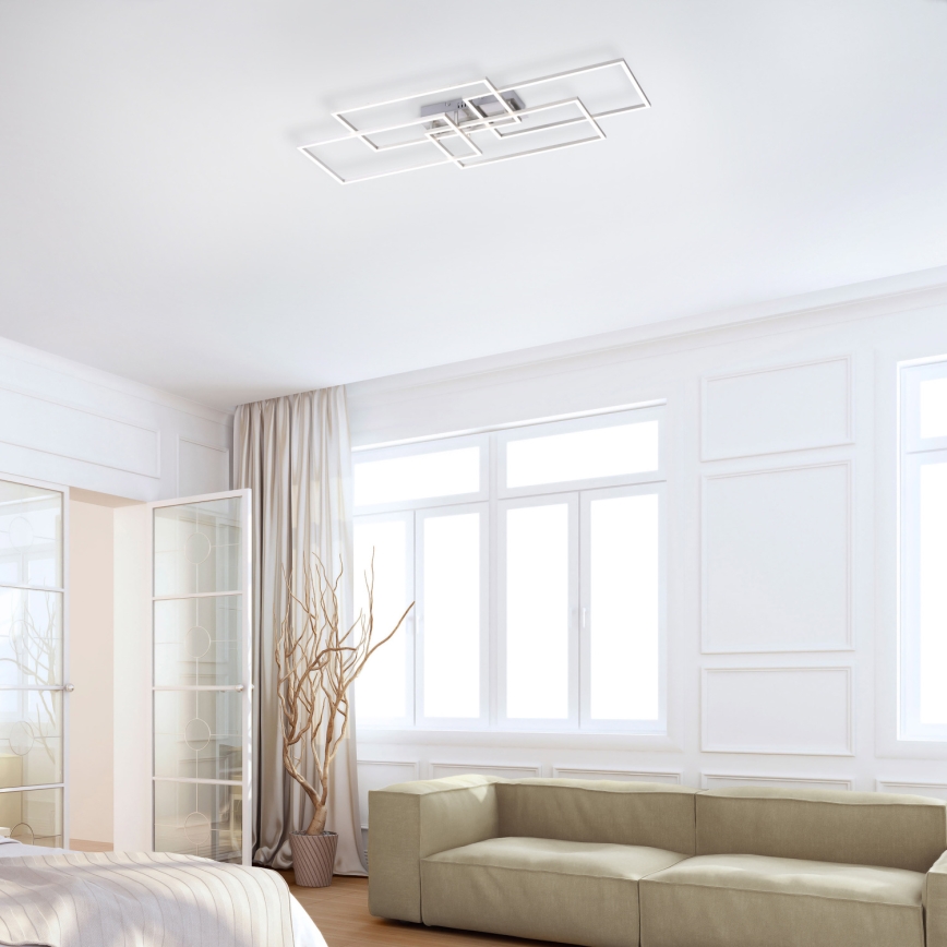 Leuchten Direkt 14150-55 - LED prigušiva plafonska svetiljka IVEN 3xLED/13W/230V + daljinski upravljač