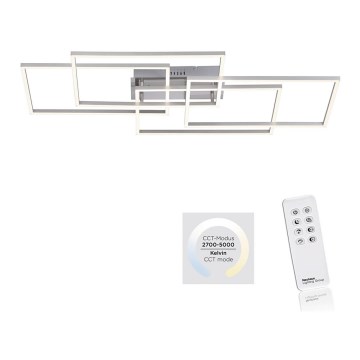 Leuchten Direkt 14151-55 - LED prigušiva plafonska svetiljka IVEN 4xLED/12W/230V + daljinski upravljač
