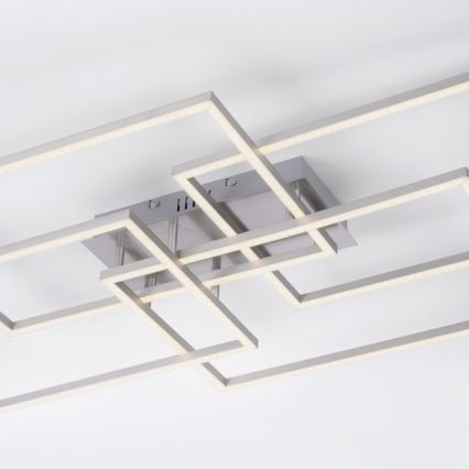Leuchten Direkt 14151-55 - LED prigušiva plafonska svetiljka IVEN 4xLED/12W/230V + daljinski upravljač