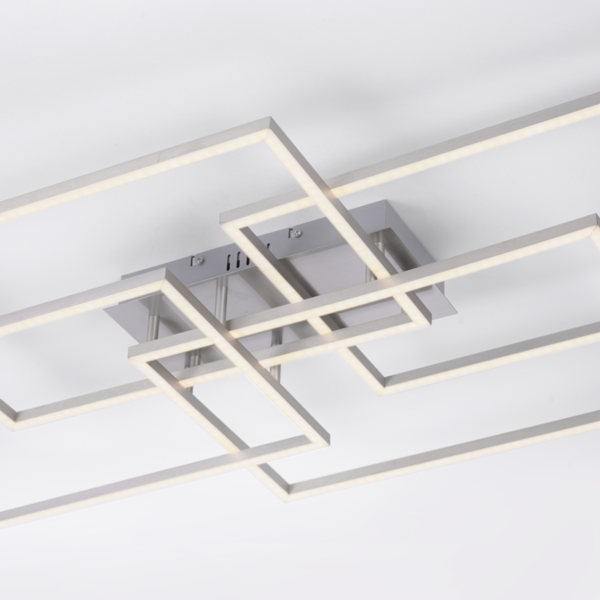 Leuchten Direkt 14151-55 - LED prigušiva plafonska svetiljka IVEN 4xLED/12W/230V + daljinski upravljač