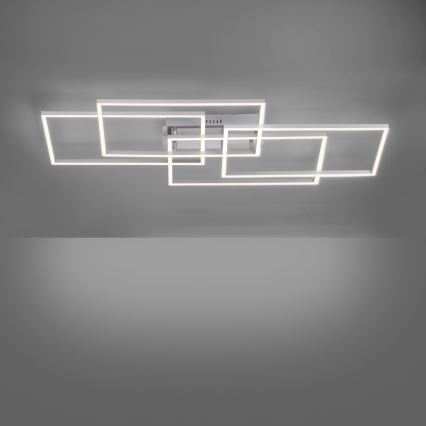 Leuchten Direkt 14151-55 - LED prigušiva plafonska svetiljka IVEN 4xLED/12W/230V + daljinski upravljač