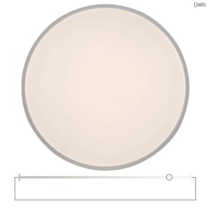 Leuchten Direkt 14208-16 - LED prigušiva plafonska svetiljka COLIN LED/18W/230V