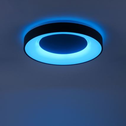 Leuchten Direkt 14346-18 -LED RGB prigušiva plafonska lampa ANIKA LED/26,5W/230V Tuya 2700-5000K + daljinski upravljač
