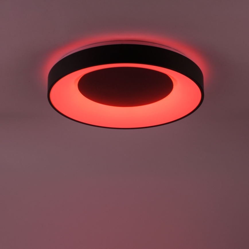 Leuchten Direkt 14346-18 -LED RGB prigušiva plafonska lampa ANIKA LED/26,5W/230V Tuya 2700-5000K + daljinski upravljač