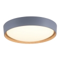 Leuchten Direkt 14347-15 - LED prigušiva stropno svetlo EMILIA LED/28,8W/230V siva