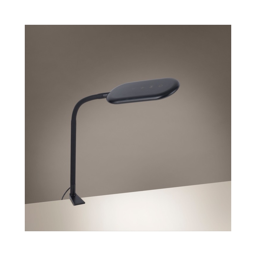 Leuchten Direkt 14404-18-LED prigušiva stona lampa sa klipom KELLY LED/7W/230V 3000/4000/6000K