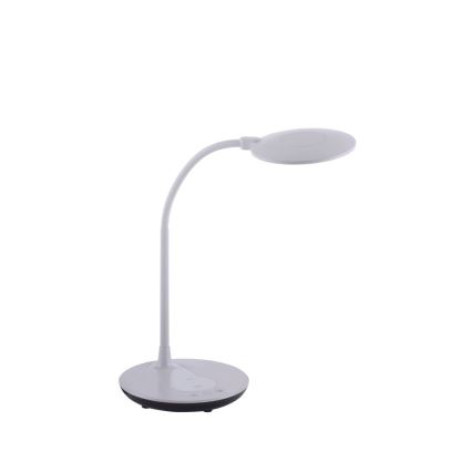 Leuchten Direkt 14416-16 - LED prigušiva dodirna stona lampa sa bežičnim punjenjem ASTRID LED/5W/230V 3000/4000/5500K + USB