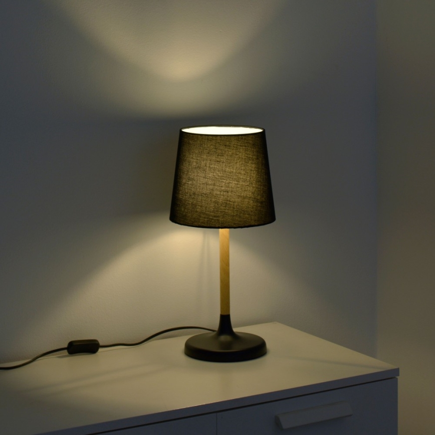Leuchten Direkt 14423-18 - Stona lampa NIMA 1xE14/40W/230V crno