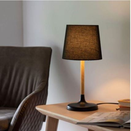 Leuchten Direkt 14423-18 - Stona lampa NIMA 1xE14/40W/230V crno