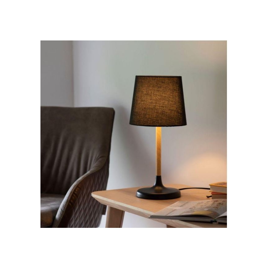 Leuchten Direkt 14423-18 - Stona lampa NIMA 1xE14/40W/230V crno