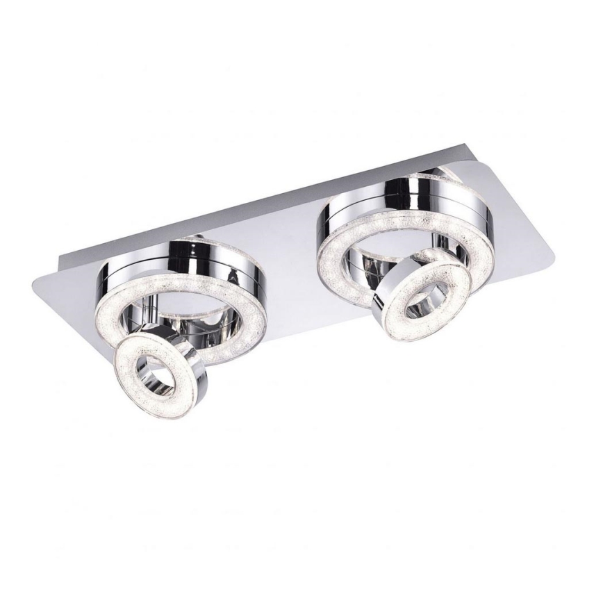 Leuchten Direkt 14521-17 - LED Plafonjera TIM 2xLED/2,8W/230V + 2xLED/3,1W