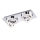 Leuchten Direkt 14521-17 - LED Plafonjera TIM 2xLED/2,8W/230V + 2xLED/3,1W