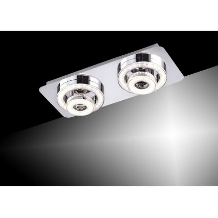 Leuchten Direkt 14521-17 - LED Plafonjera TIM 2xLED/2,8W/230V + 2xLED/3,1W
