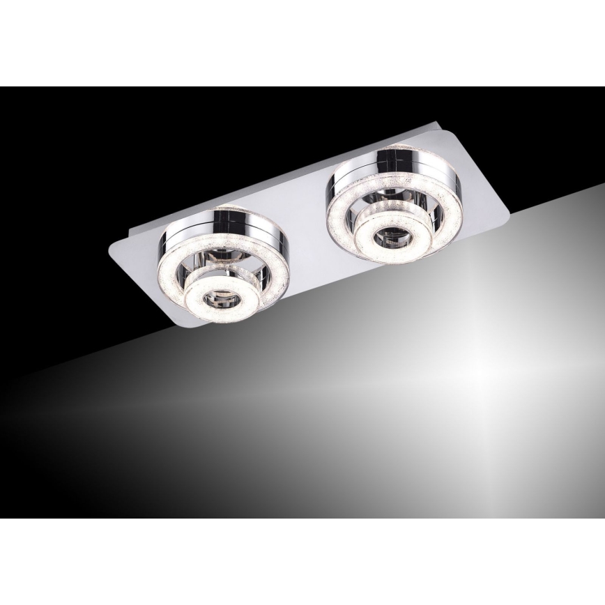 Leuchten Direkt 14521-17 - LED Plafonjera TIM 2xLED/2,8W/230V + 2xLED/3,1W