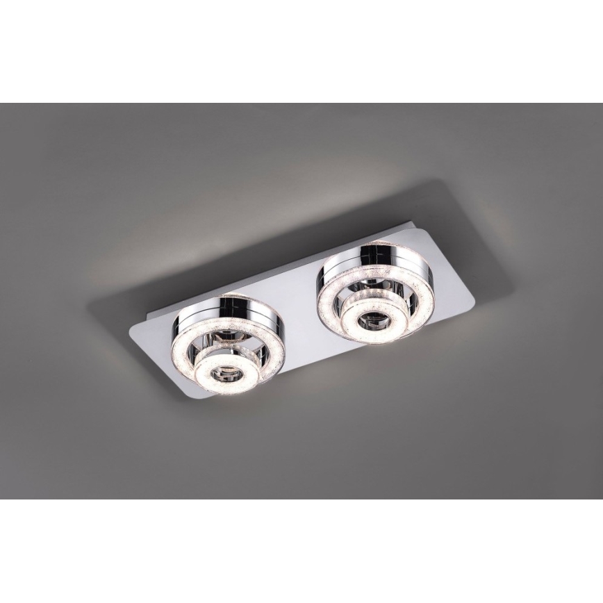 Leuchten Direkt 14521-17 - LED Plafonjera TIM 2xLED/2,8W/230V + 2xLED/3,1W