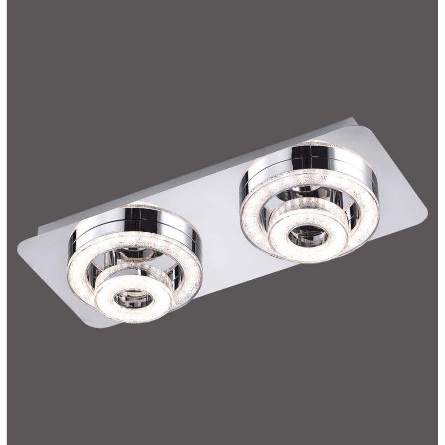 Leuchten Direkt 14521-17 - LED Plafonjera TIM 2xLED/2,8W/230V + 2xLED/3,1W