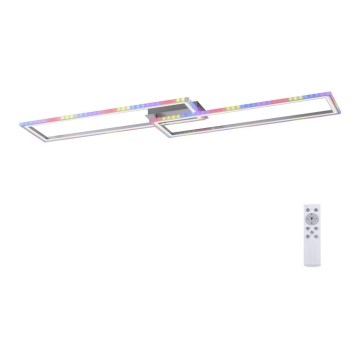 Leuchten Direkt 14635-55 - LED RGB Prigušiva plafonjera FELIX LED/34,5W/230V + Daljinski upravljač