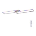 Leuchten Direkt 14635-55 - LED RGB prigušiva plafonska svetiljka FELIX LED/34,5W/230V + daljinski upravljač